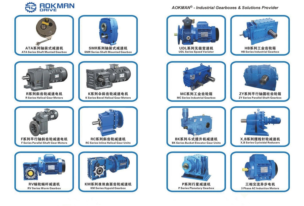 Parallel Shaft H Series Helical Gear Reducer Gearbox with Heavy-Duty Industrial Gearbox